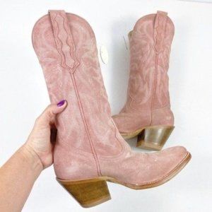 NEW Idyllwind Charmed Life Pointed Toe Western Boots Blush Size 6